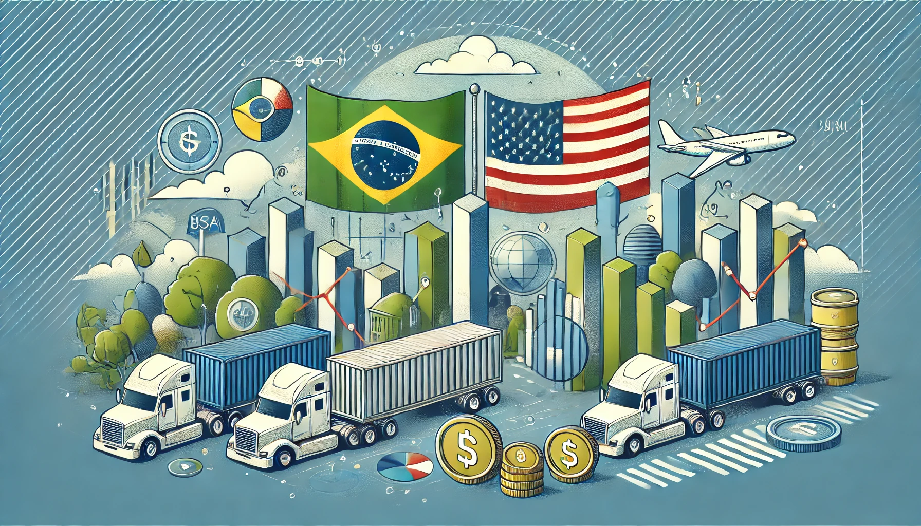 Read more about the article Trump e Brasil: impactos no Comércio Internacional