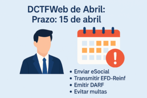 Read more about the article DCTFWeb de Abril: o que sua empresa precisa entregar (e os riscos se não fizer)