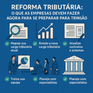 Read more about the article Reforma Tributária: O Que as Empresas Devem Fazer Agora Para Se Preparar Para a Transição?