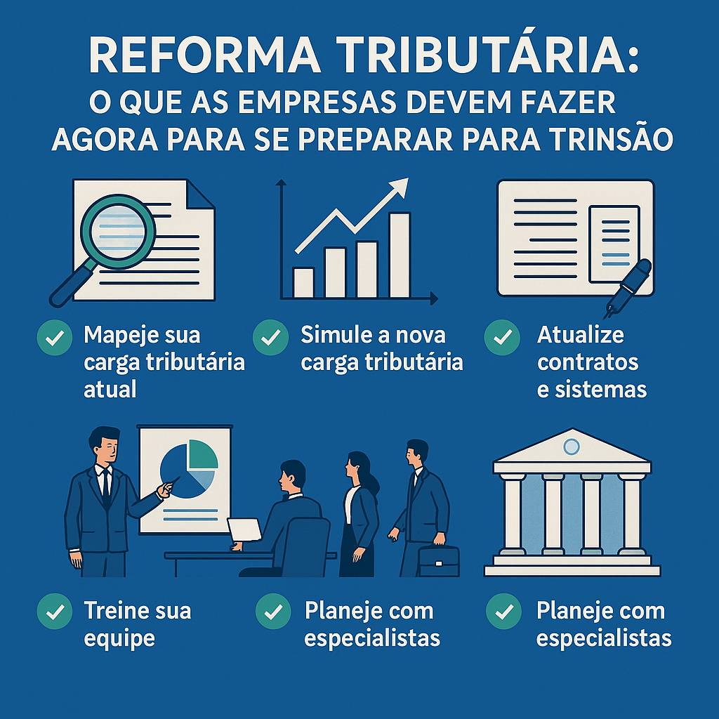 You are currently viewing Reforma Tributária: O Que as Empresas Devem Fazer Agora Para Se Preparar Para a Transição?