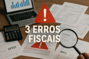 Read more about the article Três Erros Fiscais que Colocam sua Empresa na Mira da Receita Federal (e Como Evitá-los)