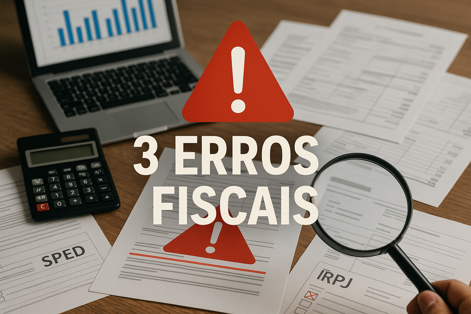 Read more about the article Três Erros Fiscais que Colocam sua Empresa na Mira da Receita Federal (e Como Evitá-los)