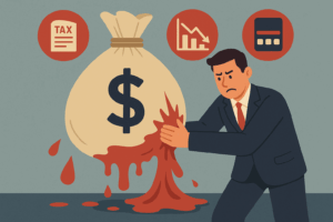 Read more about the article Seu Negócio Está Sangrando Dinheiro? 3 Sinais de Que o Regime Tributário Precisa Mudar Agora