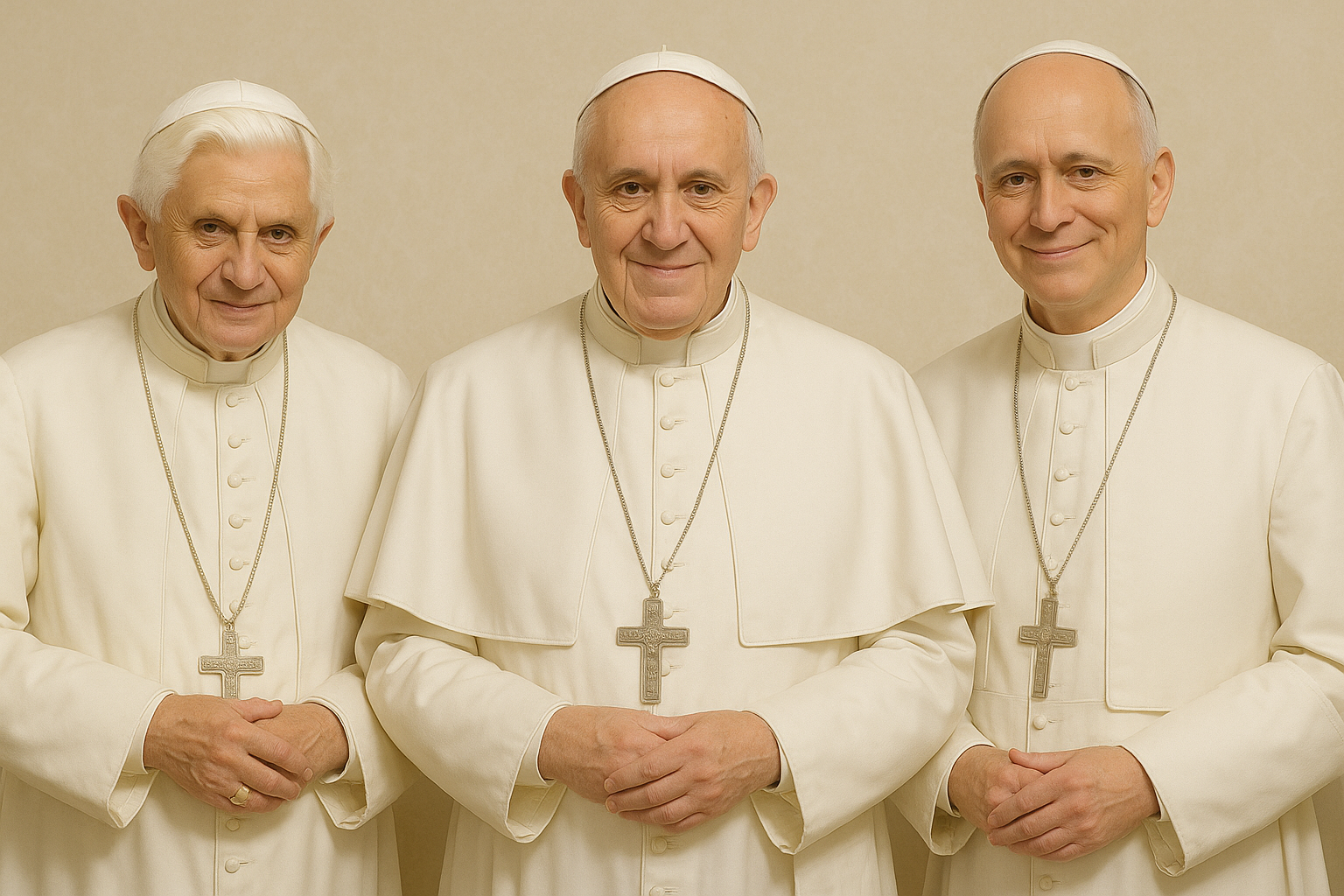 You are currently viewing Bento XVI, Francisco e Leão XIV: Três Arquétipos e Uma Metamorfose no Vaticano
