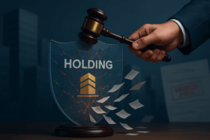 Read more about the article Desconsideração da Personalidade Jurídica: Quando a Holding Cai