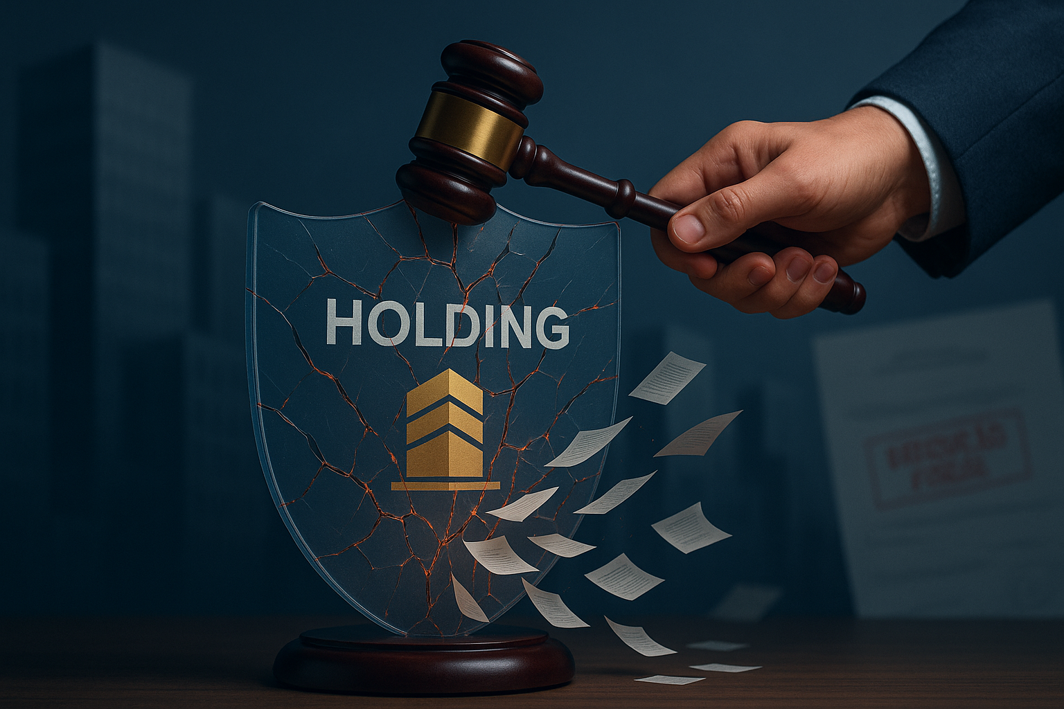 Read more about the article Desconsideração da Personalidade Jurídica: Quando a Holding Cai