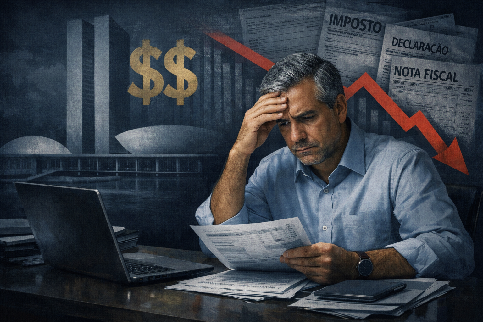 Read more about the article O Fisco Não Está Cortando Privilégios — Está Apertando Quem Produz