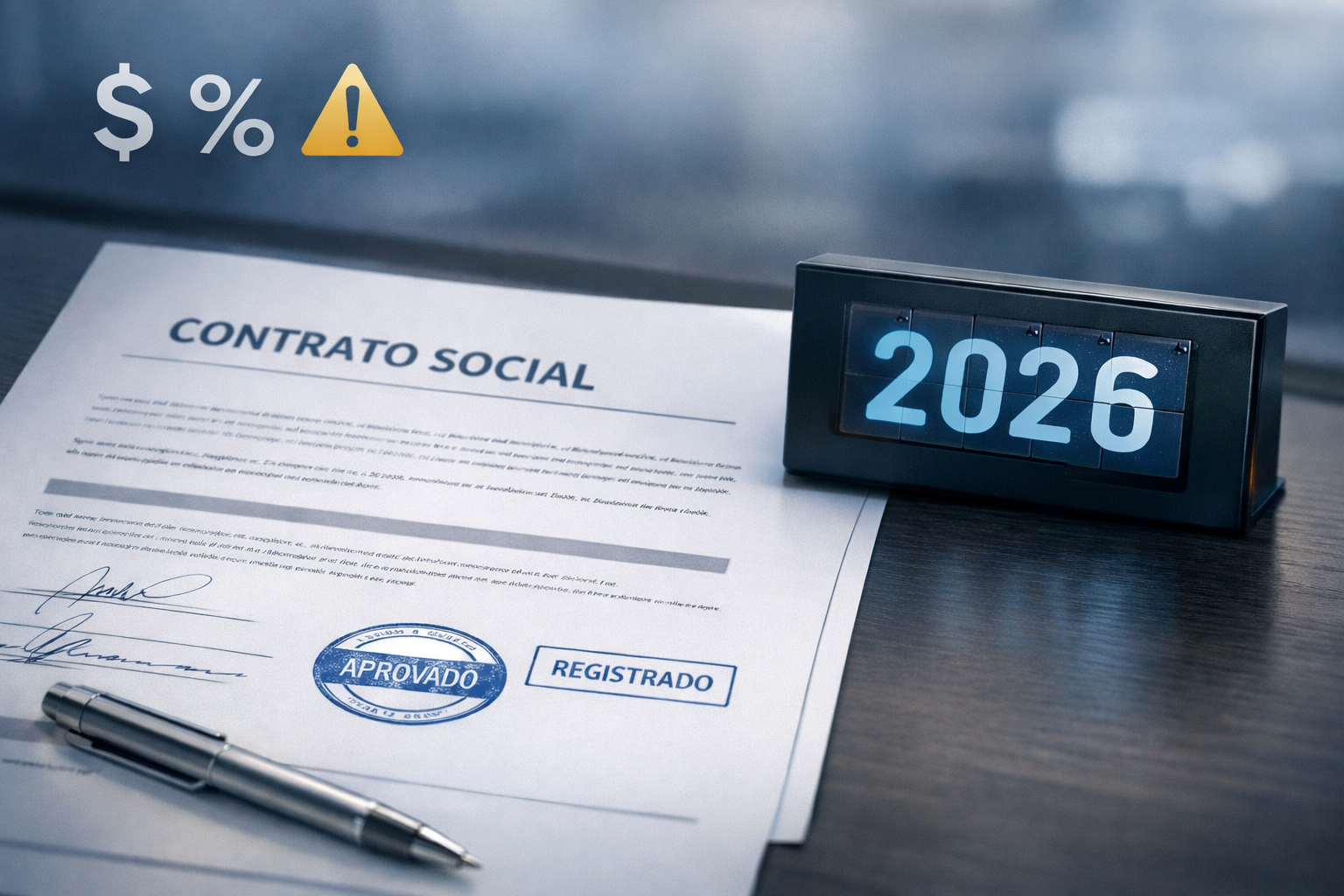You are currently viewing Por Que a Reforma Tributária Transformou seu     Contrato Social em Documento de Risco Fiscal