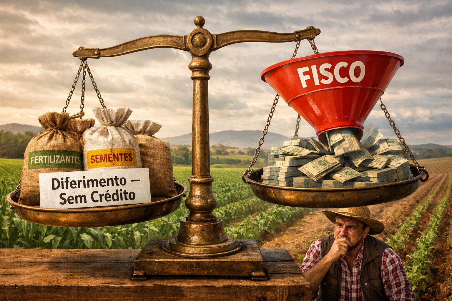 Read more about the article Diferimento de IBS e CBS em Insumos Agrícolas: A Armadilha Tributária que Vai Sufocar o Produtor Rural